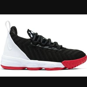 Nike Lebron XVI PS Red Carpet and Black Basketball Shoes